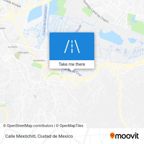 Calle Mexóchitl map