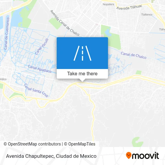 Avenida Chapultepec map
