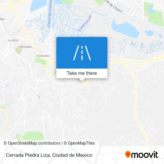 Mapa de Cerrada Piedra Liza