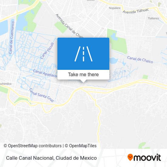 Calle Canal Nacional map