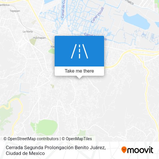 Cerrada Segunda Prolongación Benito Juárez map