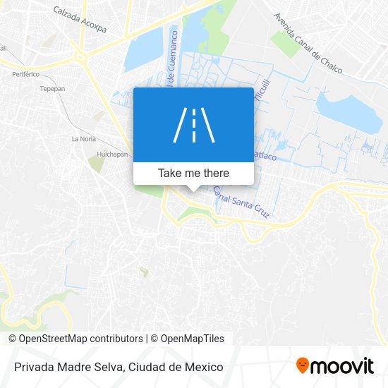 Mapa de Privada Madre Selva