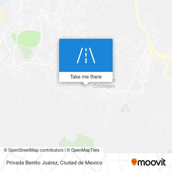 Privada Benito Juárez map