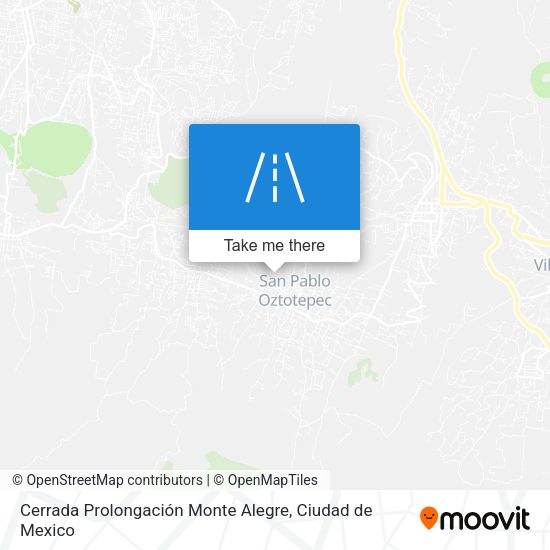Cerrada Prolongación Monte Alegre map