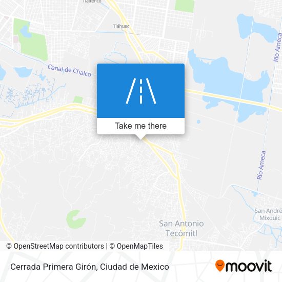 Mapa de Cerrada Primera Girón