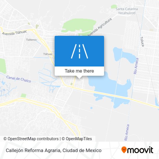 Callejón Reforma Agraria map