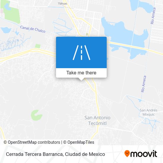 Cerrada Tercera Barranca map