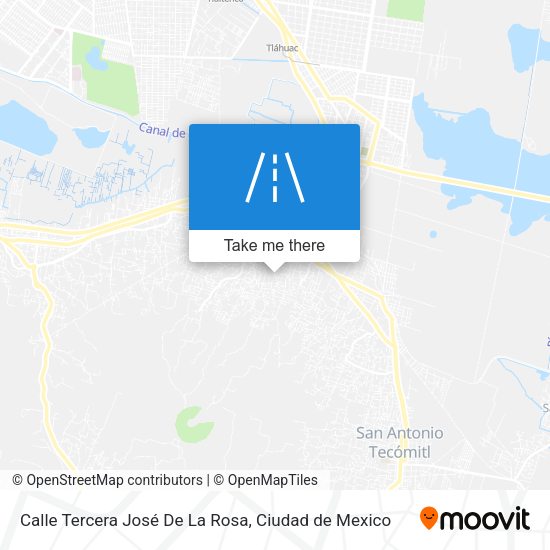 Calle Tercera José De La Rosa map