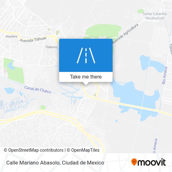 Mapa de Calle Mariano Abasolo