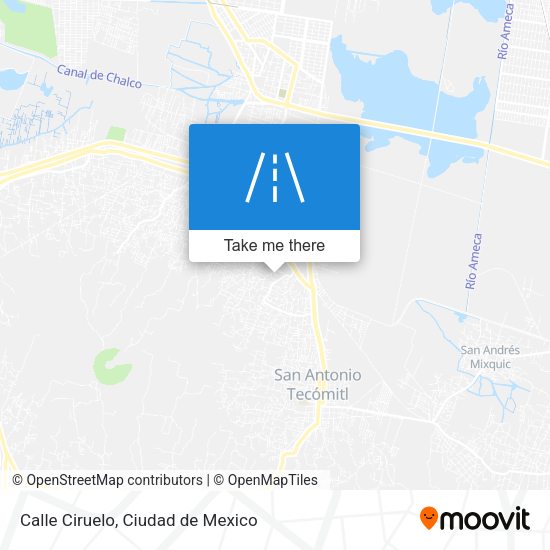 Calle Ciruelo map