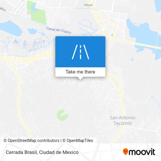 Mapa de Cerrada Brasil