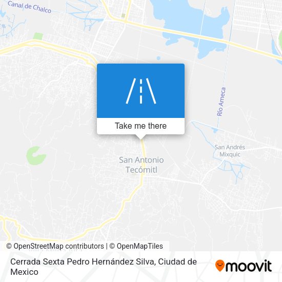 Cerrada Sexta Pedro Hernández Silva map