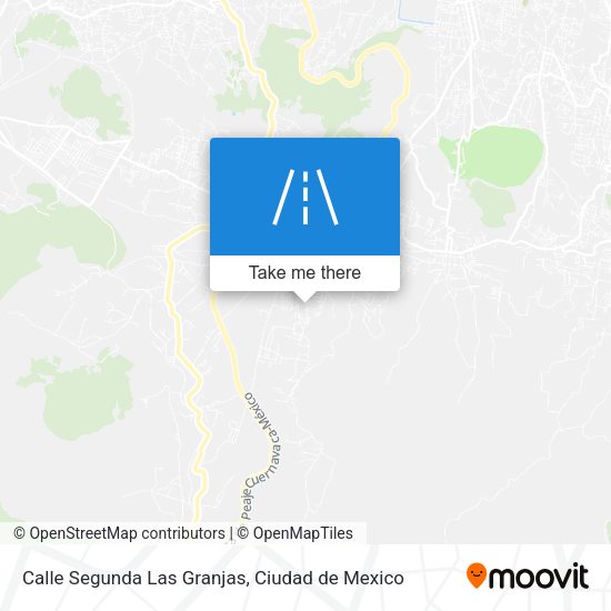 Mapa de Calle Segunda Las Granjas