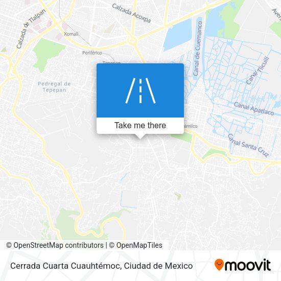 Mapa de Cerrada Cuarta Cuauhtémoc