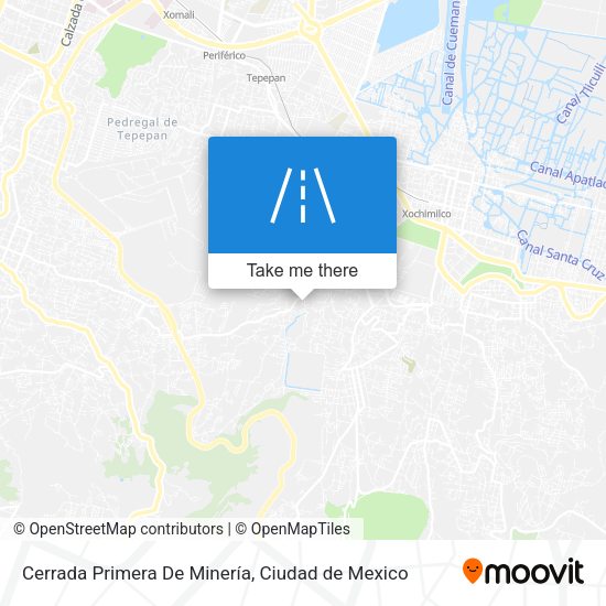 Cerrada Primera De Minería map