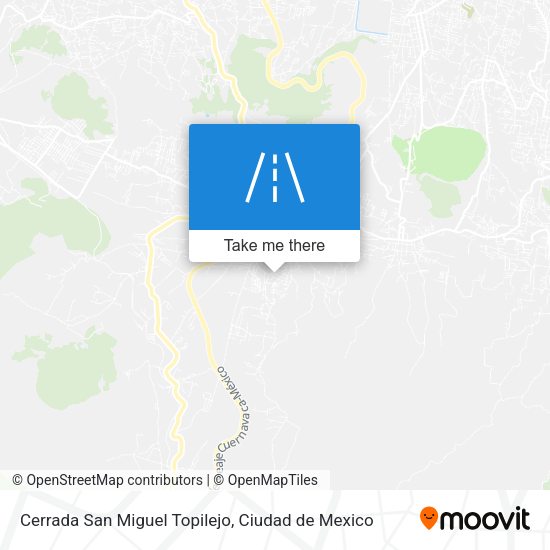Cerrada San Miguel Topilejo map