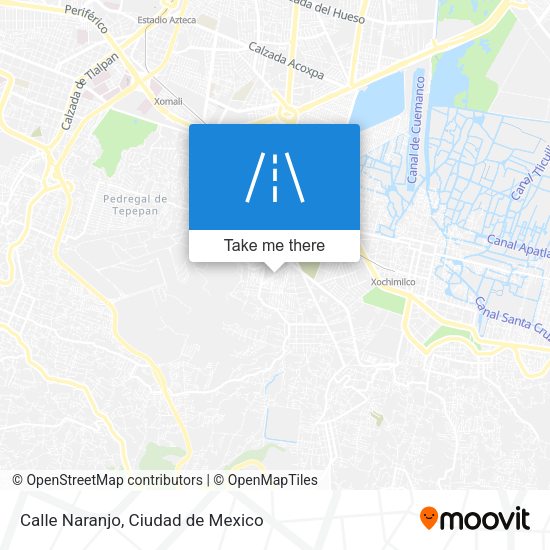 Calle Naranjo map