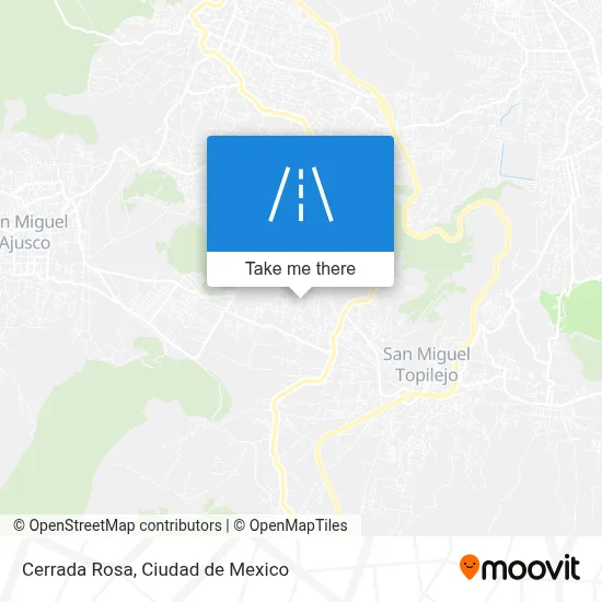 Cerrada Rosa map
