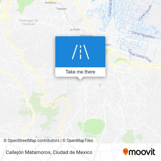 Callejón Matamoros map