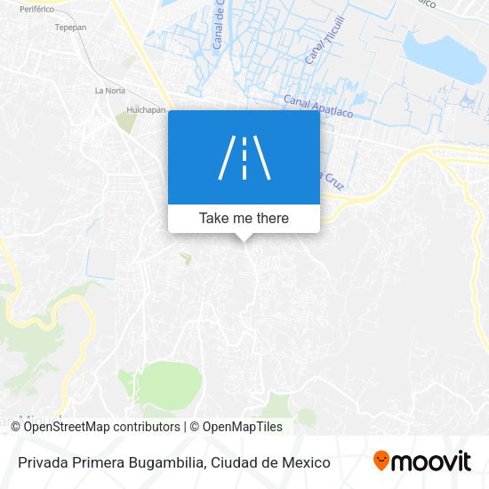 Mapa de Privada Primera Bugambilia