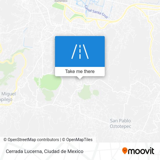 Mapa de Cerrada Lucerna