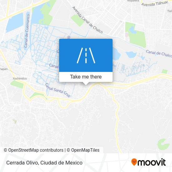 Mapa de Cerrada Olivo