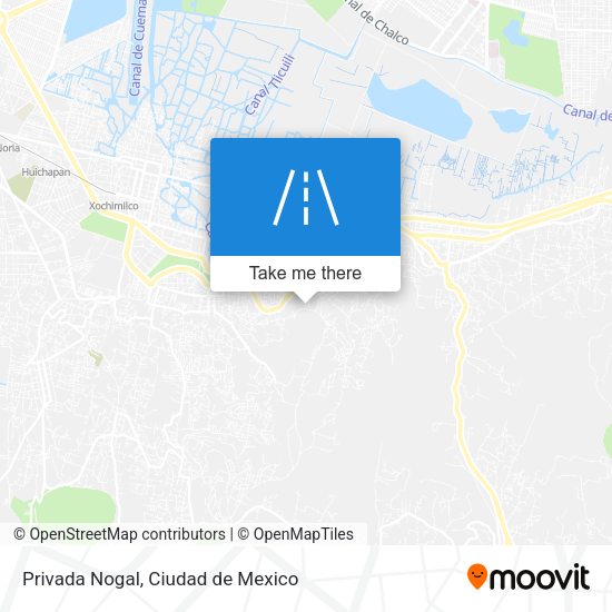 Privada Nogal map