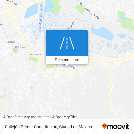 Mapa de Callejón Primer Constitución