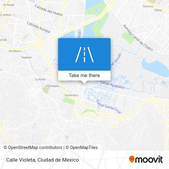 Calle Violeta map