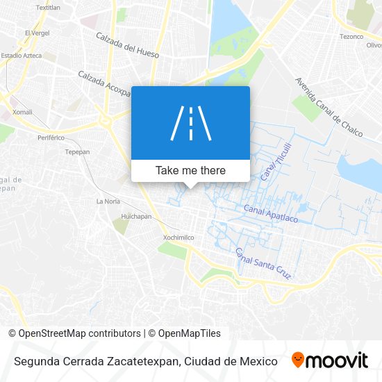 Mapa de Segunda Cerrada Zacatetexpan