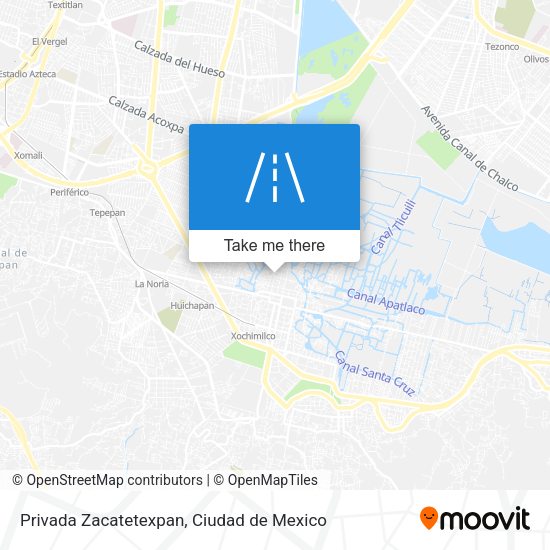Privada Zacatetexpan map