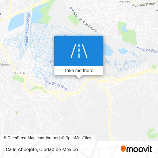 Calle Ahuejote map