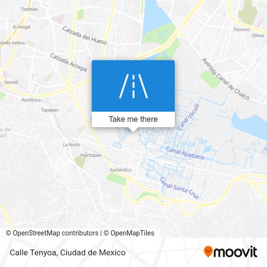 Mapa de Calle Tenyoa