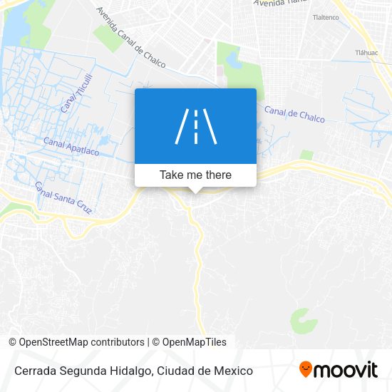 Cerrada Segunda Hidalgo map