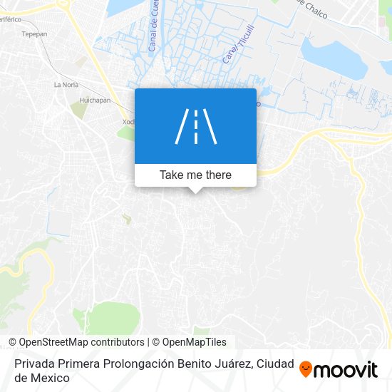 Mapa de Privada Primera Prolongación Benito Juárez
