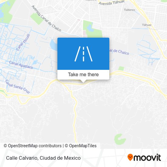 Calle Calvario map