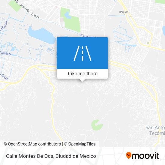 Calle Montes De Oca map
