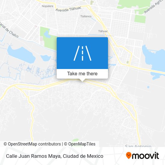 Mapa de Calle Juan Ramos Maya