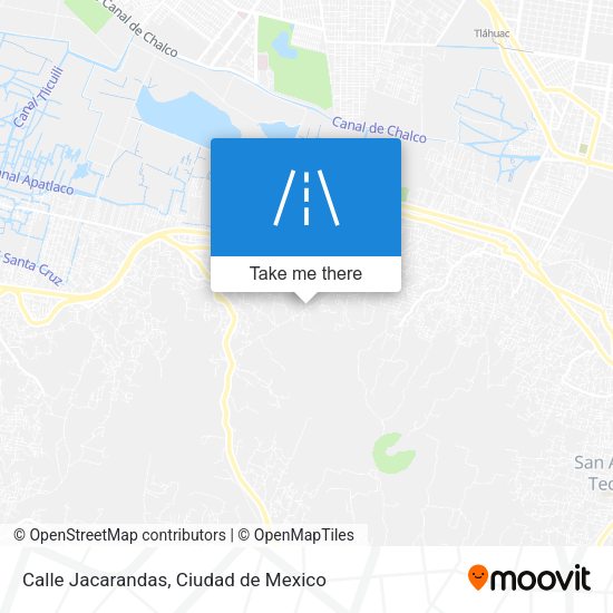 Calle Jacarandas map