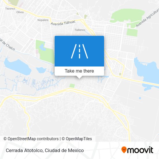 Mapa de Cerrada Atotolco