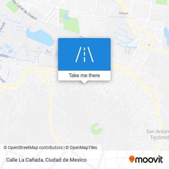 Calle La Cañada map