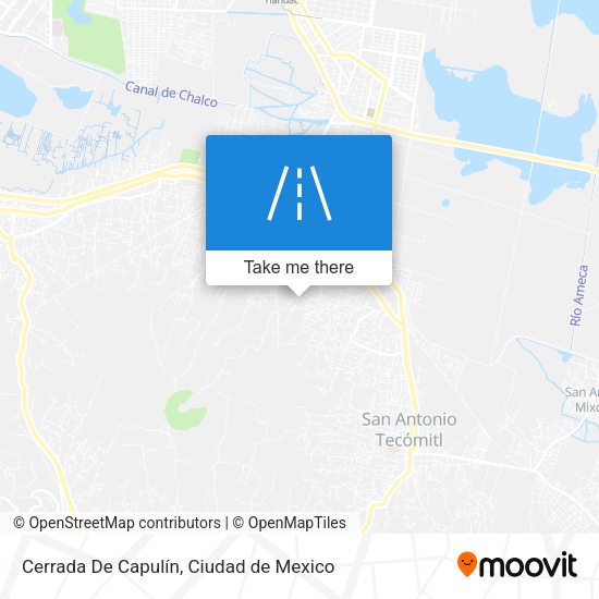 Cerrada De Capulín map