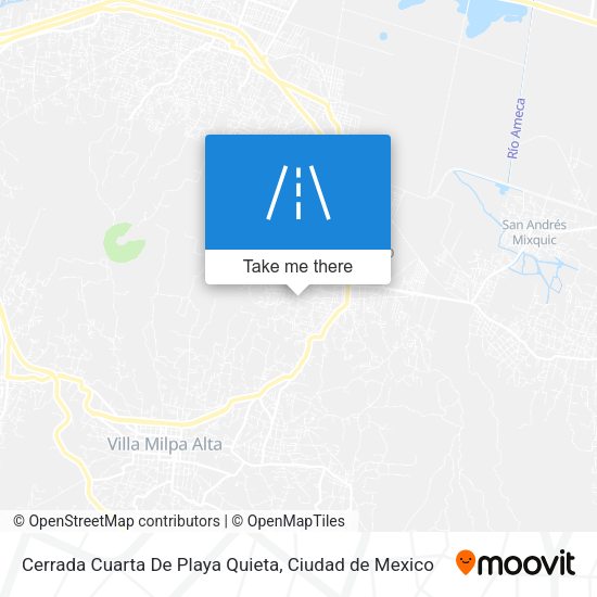 Cerrada Cuarta De Playa Quieta map