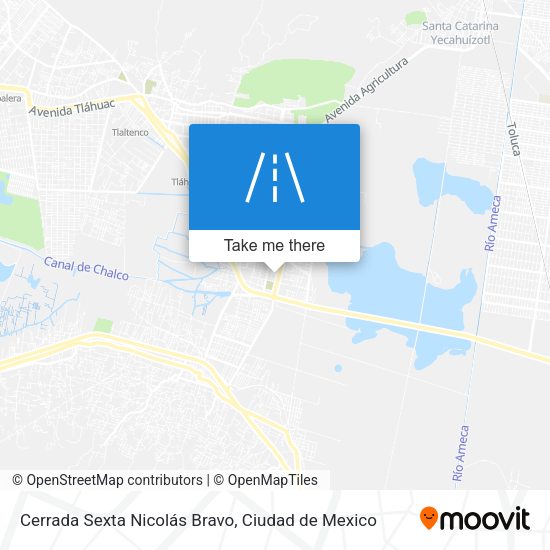 Cerrada Sexta Nicolás Bravo map