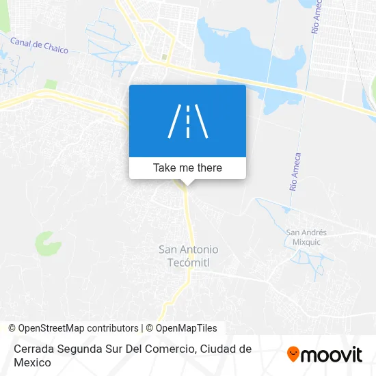 Cerrada Segunda Sur Del Comercio map