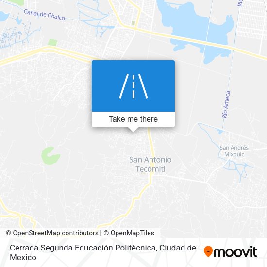 Cerrada Segunda Educación Politécnica map