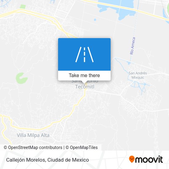 Callejón Morelos map
