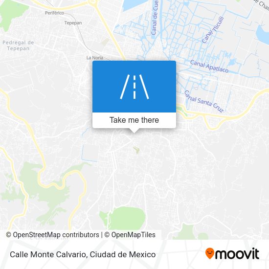 Calle Monte Calvario map