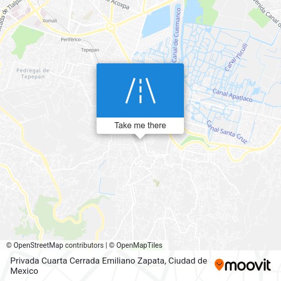 Mapa de Privada Cuarta Cerrada Emiliano Zapata