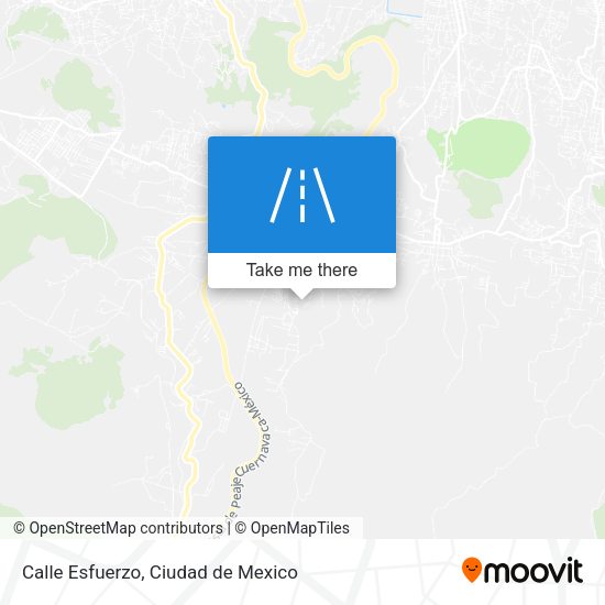 Mapa de Calle Esfuerzo